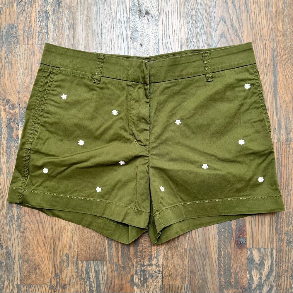 J. Crew Print Chino Shorts